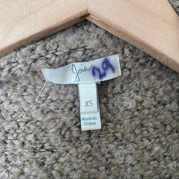 Joie High Low Flowy Cardigan Sweater Tan XS - Picture 8 of 8